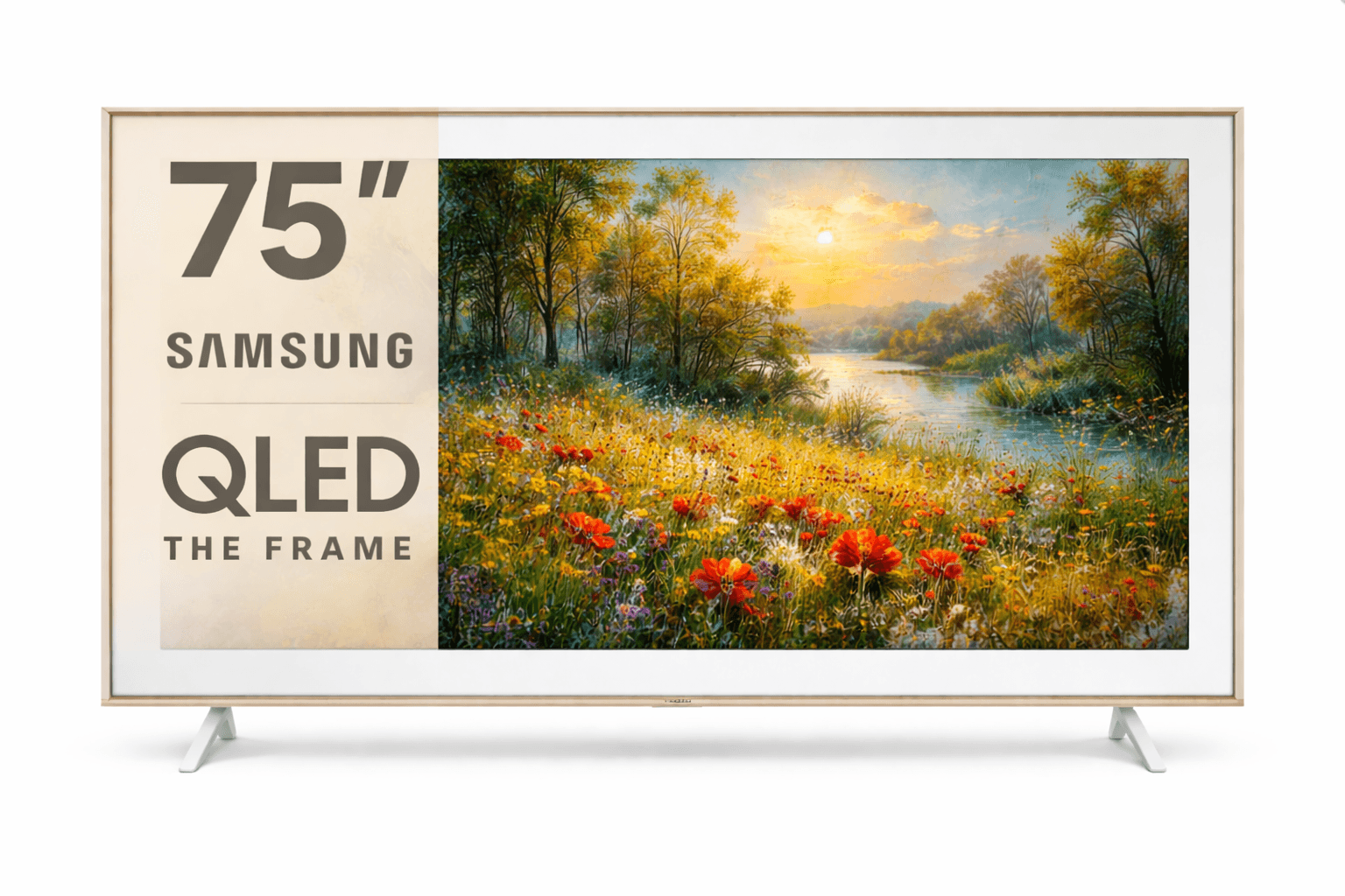 Samsung The Frame 75" QLED 4K (Marco Blanco)